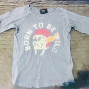 Blue 'Born to Be Wild' Tee